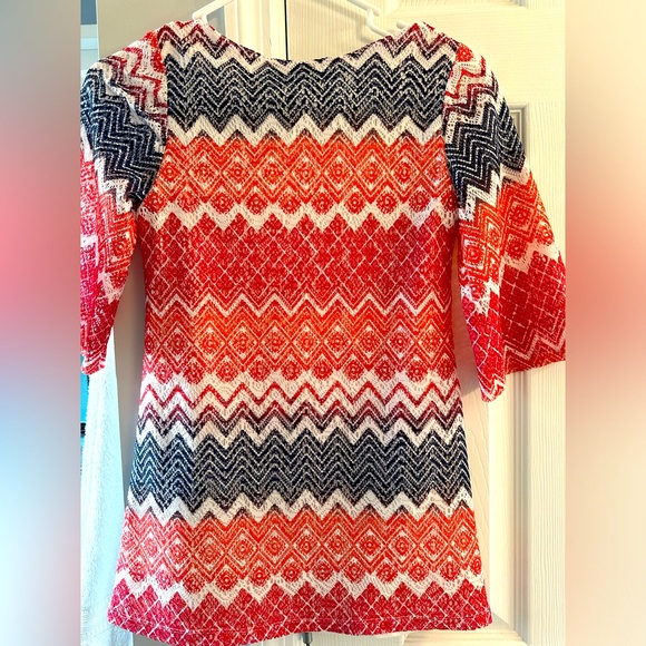 Girls Chevron Dress - Picture 3 of 3